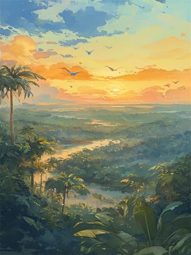 Diamond Painting Erwachsene Diamond Painting Natur 2026 Diamant Malen Nach Zahlen Landschaft 40x60cm,Diamant Kunst Malerei Kreativ set für Erwachsene Basteln,Home Wand Dekoration Bastelset Wjj-146 von zcscgtrhe