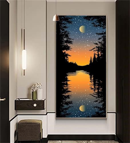 Diamond Painting Erwachsene Mond Diamond Painting xxl 80x160cm Diamant Malen Nach Zahlen Landschaft Diamant Malerei Stickerei Kreuzstich Kristall Kunst Leinwand Mosaikherstellung Basteln,Gifts cx1486 Diamond Painting Erwachsene Mond Diamond Painting xxl 80x160cm Diamant Malen Nach Zahlen Landschaft Diamant Malerei Stickerei Kreuzstich Kristall Kunst Leinwand Mosaikherstellung Basteln,Gifts cx1486 von zcscgtrhe
