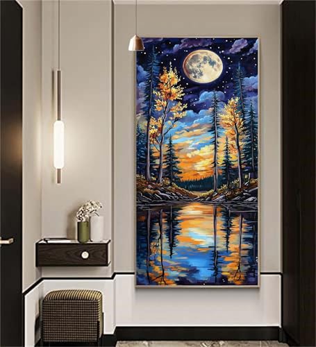 Diamond Painting Erwachsene Mond Diamond Painting xxl 80x160cm Diamant Malen Nach Zahlen Landschaft Diamant Malerei Stickerei Kreuzstich Kristall Kunst Leinwand Mosaikherstellung Basteln,Gifts cx1487 Diamond Painting Erwachsene Mond Diamond Painting xxl 80x160cm Diamant Malen Nach Zahlen Landschaft Diamant Malerei Stickerei Kreuzstich Kristall Kunst Leinwand Mosaikherstellung Basteln,Gifts cx1487 von zcscgtrhe