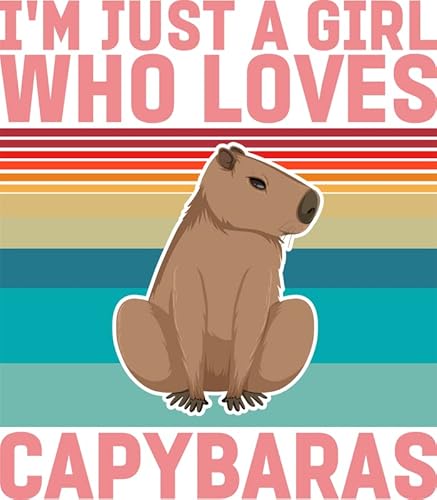 Capybara, Transferpapier Wärmeübertragungsaufkleber Zum Aufbügeln Waschbare Patch Dekoration Applikationen Für Textilien – Sticker zum Aufbügeln DIY NN3314 von zebra-shop