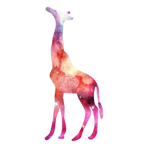 Giraffe, Transferpapier Wärmeübertragungsaufkleber Zum Aufbügeln Waschbare Patch Dekoration Applikationen Für Textilien – Sticker zum Aufbügeln DIY NN3219 von zebra-shop