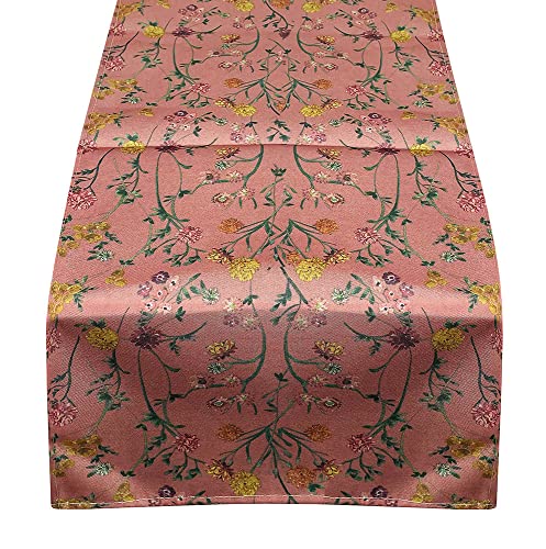 Outdoor Tischläufer Altrosa Blumen Vintage-Stil Tischdecke geblümt 150x34cm Outdoor Tischläufer Altrosa Blumen Vintage-Stil Tischdecke geblümt 150x34cm von zeitzone