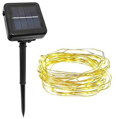 zeitzone Solar Lichterkette Außen 100 LED 10M Wetterfest Warmweiß 2 Modus Garten Camping zeitzone Solar Lichterkette Außen 100 LED 10M Wetterfest Warmweiß 2 Modus Garten Camping von zeitzone