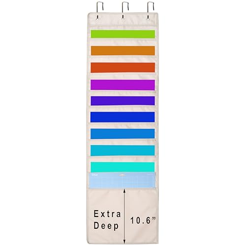 zenffo 30,5 x 30,5 cm Papieraufbewahrung, Tür-Hänge-Organizer für Vinyl, HTV-Blätter, Karton, Sammelalbum, Schneidemattenhalter zenffo 30,5 x 30,5 cm Papieraufbewahrung, Tür-Hänge-Organizer für Vinyl, HTV-Blätter, Karton, Sammelalbum, Schneidemattenhalter von zenffo