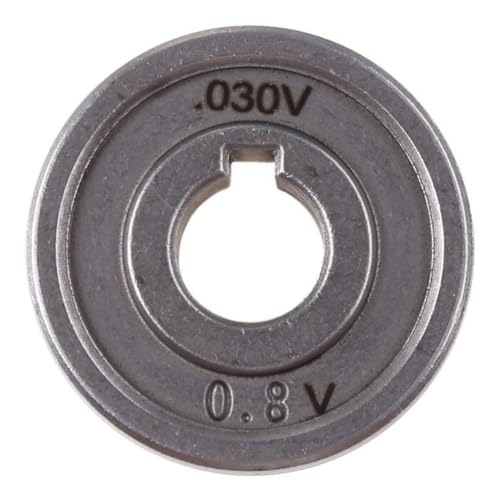 Zeroupshop Drahtvorschub-Rollen, Drahtzuführungsrolle mit V-Nut, für MIG-Schweißen, Drahtzuführungsrollen, Drahtführungsrollen (V0,6–0,8) von zeroupshop