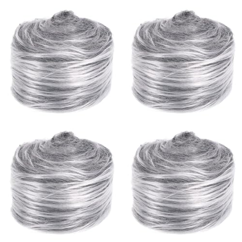 ZHANGXIAOMIN Furry Faux Precut Strips Kunstfell Meterware, 2x60 Zoll Faux Fur Langhaarplüsch Zum Basteln, Kunstleder Plüsch Pelz Fell Stoff Fluffy Craft Plüschstoff Fur Beard Santa Hair (frostgrau,4) ZHANGXIAOMIN Furry Faux Precut Strips Kunstfell Meterware, 2x60 Zoll Faux Fur Langhaarplüsch Zum Basteln, Kunstleder Plüsch Pelz Fell Stoff Fluffy Craft Plüschstoff Fur Beard Santa Hair (frostgrau,4) von ZHANGXIAOMIN
