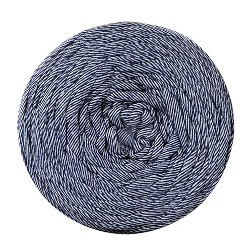 ZHANGXIAOMIN Tshirt Garn Zum Häkeln，290g/90m Mehrfarbiges Grobes Baumwolle Garn Zum Stricken Textilgarn Und Häkeln T-Shirt Band Garn Strickgarn Überwurfgarn Für Korb Taschen Decken Hüte Spielzeug (z) von ZHANGXIAOMIN