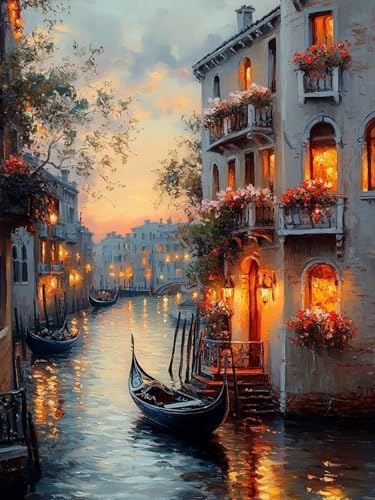 Boot Malen Nach Zahlen Erwachsene, Fluss Malen Nach Zahlen XXL 30X40CM, Ölgemälde Kunst Handwerk Set mit Pinseln und Acrylfarbe, Paint by Numbers für Deko Wohnzimmer, Geschenke für Frauen, Model 175 Boot Malen Nach Zahlen Erwachsene, Fluss Malen Nach Zahlen XXL 30X40CM, Ölgemälde Kunst Handwerk Set mit Pinseln und Acrylfarbe, Paint by Numbers für Deko Wohnzimmer, Geschenke für Frauen, Model 175 von zhangzen