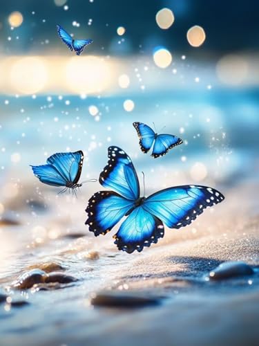 Malen Nach Zahlen Kinder Strand Malen Nach Zahlen Erwachsene Schmetterling Ölgemälde Leinwand Set mit Pinsel und Acrylpigment für Aesthetic Room Deko Zimmer, Geschenke für Frauen 90X120CM, Model 987 Malen Nach Zahlen Kinder Strand Malen Nach Zahlen Erwachsene Schmetterling Ölgemälde Leinwand Set mit Pinsel und Acrylpigment für Aesthetic Room Deko Zimmer, Geschenke für Frauen 90X120CM, Model 987 von zhangzen