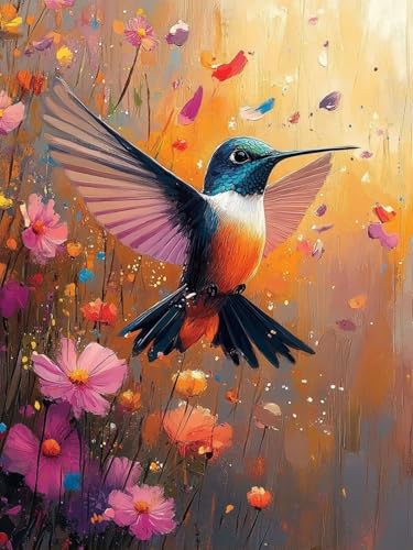 Vogel Malen Nach Zahlen Erwachsene, Blume Malen Nach Zahlen XXL 40X50CM, Ölgemälde Kunst Handwerk Set mit Pinseln und Acrylfarbe, Paint by Numbers für Deko Wohnzimmer, Geschenke für Frauen, Model 199 Vogel Malen Nach Zahlen Erwachsene, Blume Malen Nach Zahlen XXL 40X50CM, Ölgemälde Kunst Handwerk Set mit Pinseln und Acrylfarbe, Paint by Numbers für Deko Wohnzimmer, Geschenke für Frauen, Model 199 von zhangzen