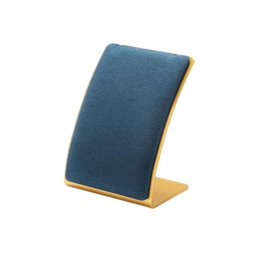 zhongqunli Schmuck-Organizer und -Aufbewahrung, Metall-Mikrofaser-Anhänger-Display-Rack, Halskette, Schmuck-Organizer, Fenster, kreative Schmuck-Display-Requisiten(Blue) von zhongqunli