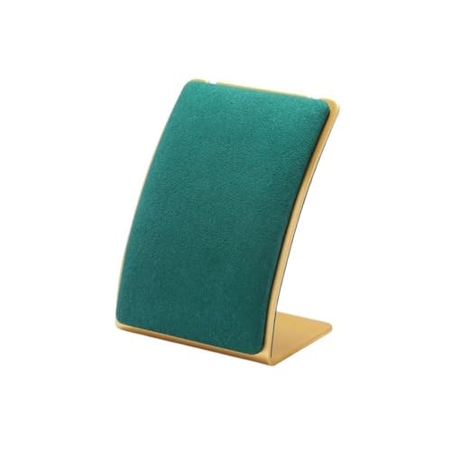 zhongqunli Schmuck-Organizer und -Aufbewahrung, Metall-Mikrofaser-Anhänger-Display-Rack, Halskette, Schmuck-Organizer, Fenster, kreative Schmuck-Display-Requisiten(Green) von zhongqunli