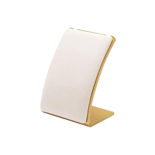 zhongqunli Schmuck-Organizer und -Aufbewahrung, Metall-Mikrofaser-Anhänger-Display-Rack, Halskette, Schmuck-Organizer, Fenster, kreative Schmuck-Display-Requisiten(White) von zhongqunli