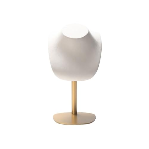 zhongqunli Schmuck-Organizer und -Aufbewahrung, Modell Zähler Schmuck Display Requisiten Anhänger Halskette Ständer Exquisite Halskette Display Ständer Horizontale Schmuck Ständer(White) von zhongqunli