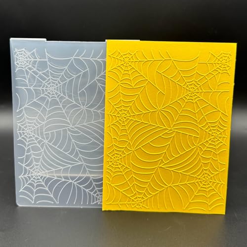3D-Kunststoff-Prägeschablone, Spinnennetz-Textur, A6-Größe, für Kartenherstellung, DIY, Scrapbooking, Papierbasteln, Handarbeit, Scrapbooking, Kunstbedarf, Scrapbook-Dekoration 3D-Kunststoff-Prägeschablone, Spinnennetz-Textur, A6-Größe, für Kartenherstellung, DIY, Scrapbooking, Papierbasteln, Handarbeit, Scrapbooking, Kunstbedarf, Scrapbook-Dekoration von zhxcgooyx