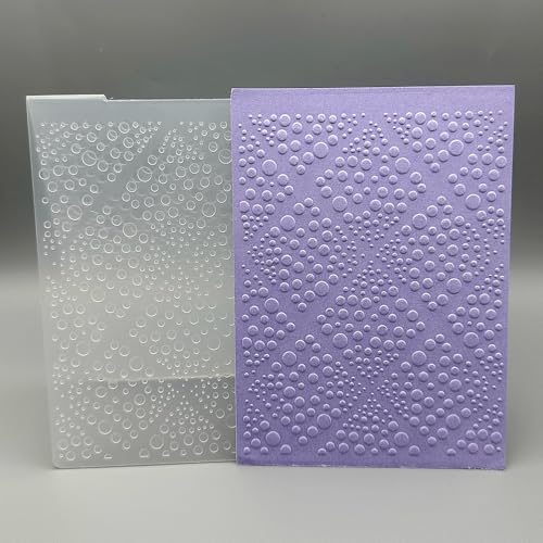 3D-Kunststoff-Prägeschablone, Wassertropfen, Blasenstruktur, A6, für Kartenherstellung, Scrapbooking, Papierbasteln, Handarbeit, Scrapbooking, Kunstbedarf, Scrapbook-Dekoration 3D-Kunststoff-Prägeschablone, Wassertropfen, Blasenstruktur, A6, für Kartenherstellung, Scrapbooking, Papierbasteln, Handarbeit, Scrapbooking, Kunstbedarf, Scrapbook-Dekoration von zhxcgooyx
