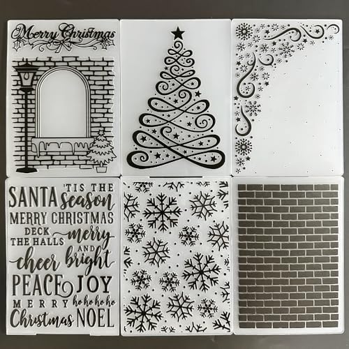 Prägeschablone für Kartenherstellung, Motiv: Weihnachtsbaum, Ziegelmauer für Kartenherstellung, Prägeschablone, Bastelarbeiten, Kunststoff, Papier, Kartendekoration, Form für Scrapbooking, Fotoalbum Prägeschablone für Kartenherstellung, Motiv: Weihnachtsbaum, Ziegelmauer für Kartenherstellung, Prägeschablone, Bastelarbeiten, Kunststoff, Papier, Kartendekoration, Form für Scrapbooking, Fotoalbum von zhxcgooyx