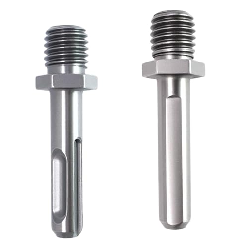 2 Stück Adapter für Diamantbohrkronen mit M14 Außengewinde, Bohrmaschinenadapter auf 10mm SDS Plus & Dreikantschaft, Adapter für Bohrkrone Granit Beton Glas Ziegel, für Diamant-Fliesenbohrer geeignet 2 Stück Adapter für Diamantbohrkronen mit M14 Außengewinde, Bohrmaschinenadapter auf 10mm SDS Plus & Dreikantschaft, Adapter für Bohrkrone Granit Beton Glas Ziegel, für Diamant-Fliesenbohrer geeignet von zizitips
