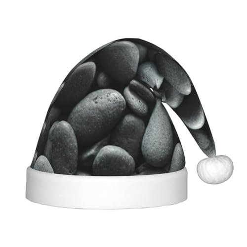 zkyfll Nikolaushut mit schwarzem Kieselmuster, kleine Größe, Weihnachtsgeschenke, lustiger Plüsch, Party von zkyfll