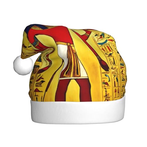 zkyfll Weihnachtsmann-Hut aus der alten Ägypten-Stammesserie für Erwachsene, Weihnachtsfeier von zkyfll