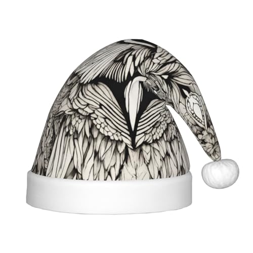 zkyfll Weihnachtsmann-Hut mit Eulen und Vögeln, kleine Größe, Weihnachtsgeschenke, lustiger Weihnachtshut, Partyhut zkyfll Weihnachtsmann-Hut mit Eulen und Vögeln, kleine Größe, Weihnachtsgeschenke, lustiger Weihnachtshut, Partyhut von zkyfll