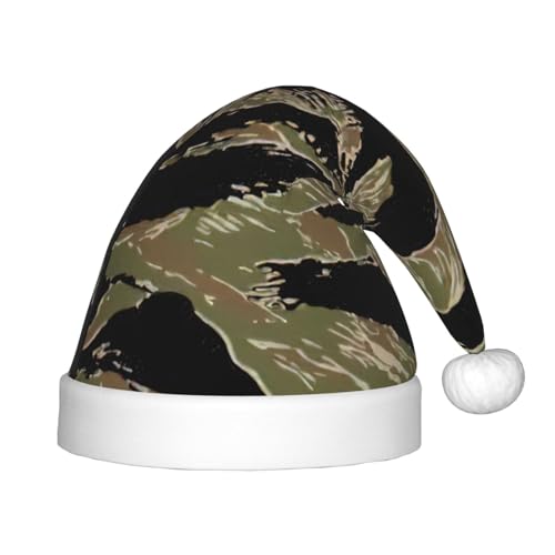 zkyfll Weihnachtsmann-Hut mit Tigerstreifen, kleine Größe, Weihnachtsgeschenk, lustiger Weihnachtshut, Partyhut zkyfll Weihnachtsmann-Hut mit Tigerstreifen, kleine Größe, Weihnachtsgeschenk, lustiger Weihnachtshut, Partyhut von zkyfll