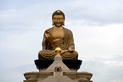 Religion Buddha - 1000 Teile in hochwertiger Pappschachtel, Puzzleteile in wiederverschließbarem Beutel 38x52cm von znwrr