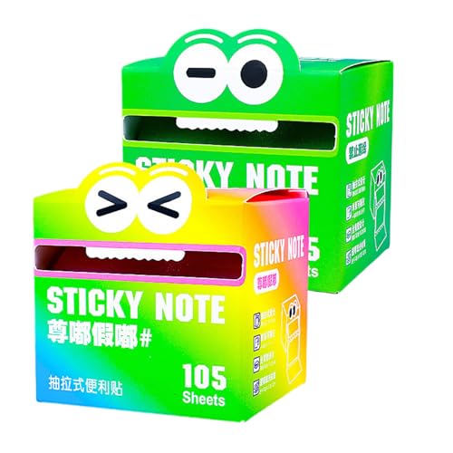Monster Sticky Notes, Translucent Sticky Notes, Funny To Do List Memo Pads for School, Office, Home (AD) von zoocco