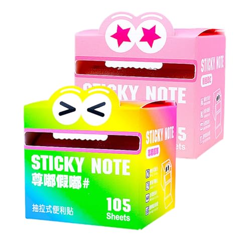 Monster Sticky Notes, Translucent Sticky Notes, Funny To Do List Memo Pads for School, Office, Home (AE) von zoocco