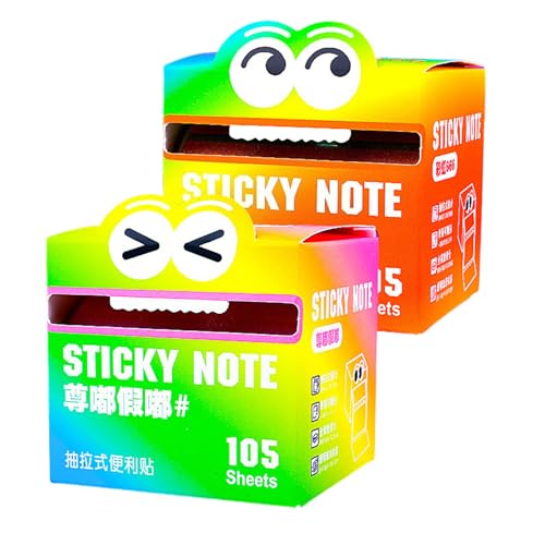 Monster Sticky Notes, Translucent Sticky Notes, Funny To Do List Memo Pads for School, Office, Home (AF) von zoocco