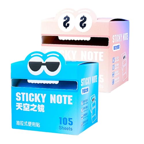 Monster Sticky Notes, Translucent Sticky Notes, Funny To Do List Memo Pads for School, Office, Home (BC) von zoocco