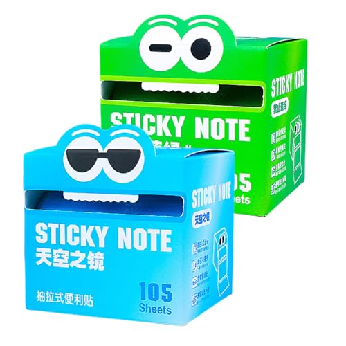 Monster Sticky Notes, Translucent Sticky Notes, Funny To Do List Memo Pads for School, Office, Home (BD) von zoocco