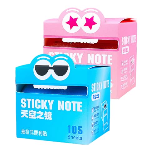 Monster Sticky Notes, Translucent Sticky Notes, Funny To Do List Memo Pads for School, Office, Home (BE) von zoocco