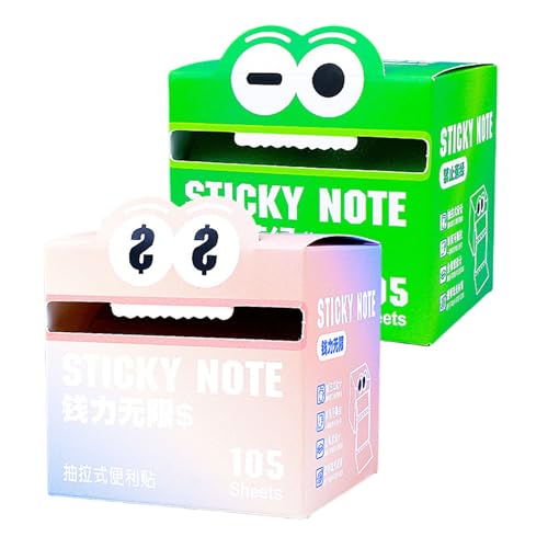 Monster Sticky Notes, Translucent Sticky Notes, Funny To Do List Memo Pads for School, Office, Home (CD) von zoocco