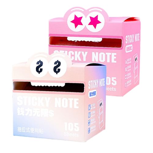 Monster Sticky Notes, Translucent Sticky Notes, Funny To Do List Memo Pads for School, Office, Home (CE) von zoocco
