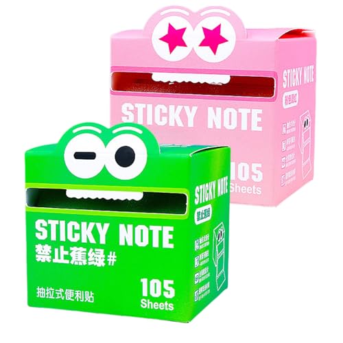 Monster Sticky Notes, Translucent Sticky Notes, Funny To Do List Memo Pads for School, Office, Home (DE) von zoocco