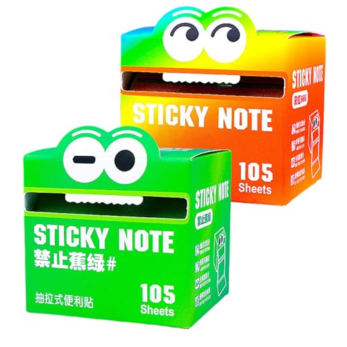 Monster Sticky Notes, Translucent Sticky Notes, Funny To Do List Memo Pads for School, Office, Home (DF) von zoocco