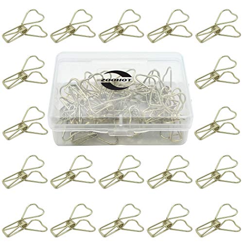 Zoohot 25 Stück gold klammern Papier Metall Clips Büroklammern Vielzweckklammern für Notizen Briefpapier Clip Bürobedarf Zoohot 25 Stück gold klammern Papier Metall Clips Büroklammern Vielzweckklammern für Notizen Briefpapier Clip Bürobedarf von zoohot