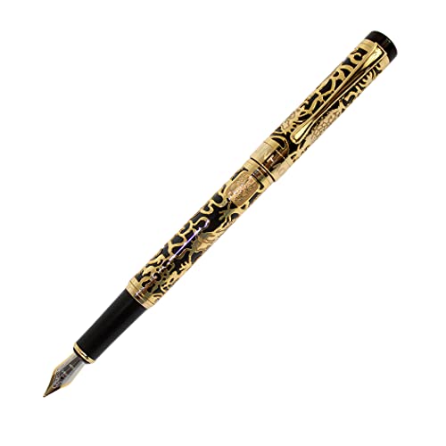 zoohot Jinhao Füllfederhalter 5000 Chinesischer Drache golden mit Schwarzem zoohot Jinhao Füllfederhalter 5000 Chinesischer Drache golden mit Schwarzem von zoohot