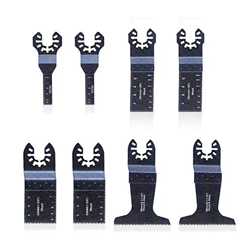 zosenda Universal-Sägeblatt aus Hartstahl zum Holzschneiden, oszillierende Multitool-Klingen für Fein, Dremel, Bosch, Makita, Dewalt, 8 Stück von zosenda