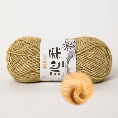 50g/130m Häkelgarn, Handstrickgarn Baumwollgarn 78% Baumwolle/22% Acryl,baumwolle Zum Stricken, Crochet Yarn,für Häkeln Und Kunsthandwerk, Anfänger, Profis (Grün-B) von zoufabaola
