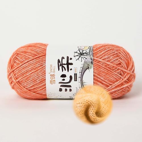 50g/130m Häkelgarn, Handstrickgarn Baumwollgarn 78% Baumwolle/22% Acryl,baumwolle Zum Stricken, Crochet Yarn,für Häkeln Und Kunsthandwerk, Anfänger, Profis (Rot-C) von zoufabaola