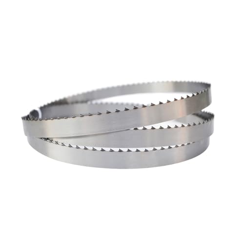 Bandsäge, 2000 x 16 x 0,5 mm Bandsägeblatt, 79 x 0,63 x 0,02 Zoll, 4 TPI-Sägeblätter, Lebensmittel-Bandsägeblätter for Schneiden von Fleisch, gefrorenem Fisch, 1 Packung Bandsäge, 2000 x 16 x 0,5 mm Bandsägeblatt, 79 x 0,63 x 0,02 Zoll, 4 TPI-Sägeblätter, Lebensmittel-Bandsägeblätter for Schneiden von Fleisch, gefrorenem Fisch, 1 Packung von zqagBaod