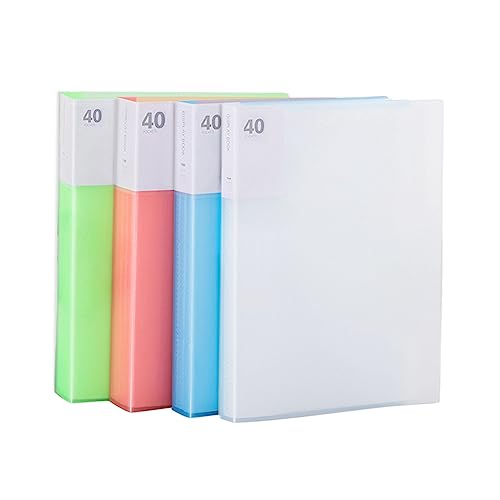 Ordner für Papiere, A4-Ordner mit Kunststoffhüllen, A4-Ordner, Ringbuch, Dokumentenmappe für Bürobedarf, Zertifikate, Abheftung, Versicherungen, Finanzdokumente und Interviews, 4 Stück Ordner für Papiere, A4-Ordner mit Kunststoffhüllen, A4-Ordner, Ringbuch, Dokumentenmappe für Bürobedarf, Zertifikate, Abheftung, Versicherungen, Finanzdokumente und Interviews, 4 Stück von ztowoto