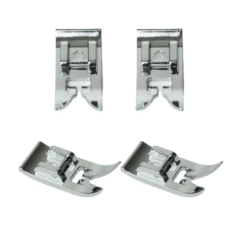 4pcs Nähen Drückerfüße Für Haushaltsnießer Schaftmaschinen Multifuncional Foot Gerade Stachelndes Fuß Zickzack Fuß von zuousxbs