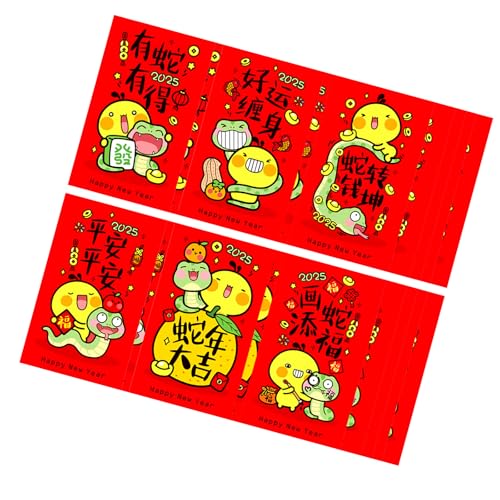60 Zählungen Frohes Neujahrsbezeichnungen 2x3 5 Zoll Retangular Wraping Labels Versiegelungsaufkleber Für Verpackung Spring Festival Supply Supplies Supplies Aufkleber von zuousxbs