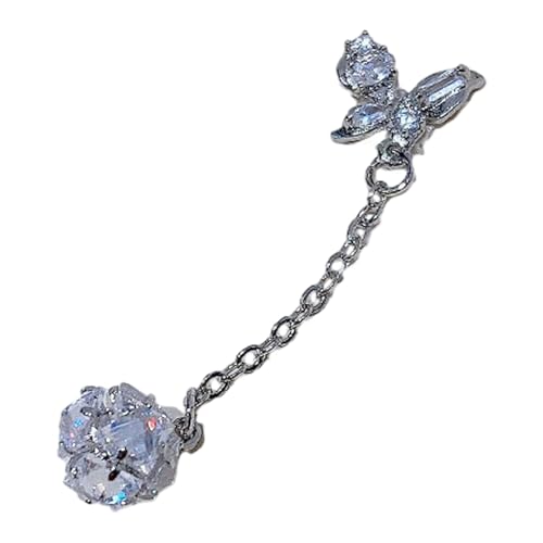 Dangle Nagel Charms Bowknot Art Strassestones Zirkon Gestein Kunstdekorationen von zuousxbs