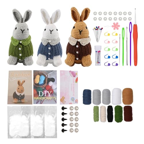 Häkelkits Für Anfängertier Um Die Niedlichen Tieranfänger Für Erwachsene Zu Machen Kinder Stricken Häkelnadel Und Garn Set Häkelkits Für Anfängertier Um Die Niedlichen Tieranfänger Für Erwachsene Zu Machen Kinder Stricken Häkelnadel Und Garn Set von zuousxbs