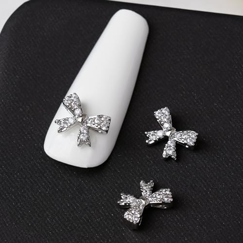 Ribbon Bowknot Art Charms 3D Bow Nagel Strasssteine Charm Silber Bowknot Nagel Charm Nagel Kunstdekor Für Acrylnägel Ribbon Bowknot Art Charms 3D Bow Nagel Strasssteine Charm Silber Bowknot Nagel Charm Nagel Kunstdekor Für Acrylnägel von zuousxbs