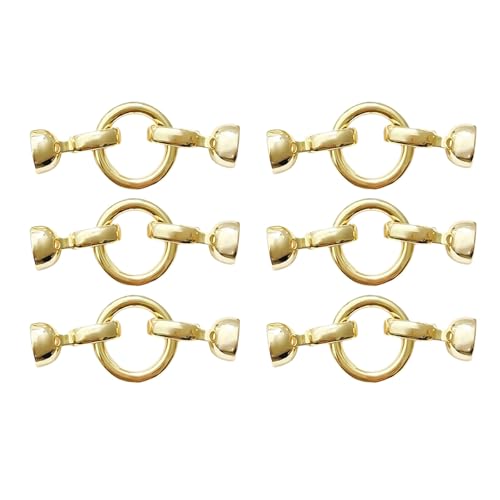 Set Von Unregelmäßigen Perlen Verschluss Modischem Armband Und Halsketten Stecker Praktische Kupferschmuckkomponente von zuousxbs